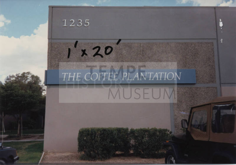 The Coffee Plantation, 1235 South 48th Street, Tempe, Arizona