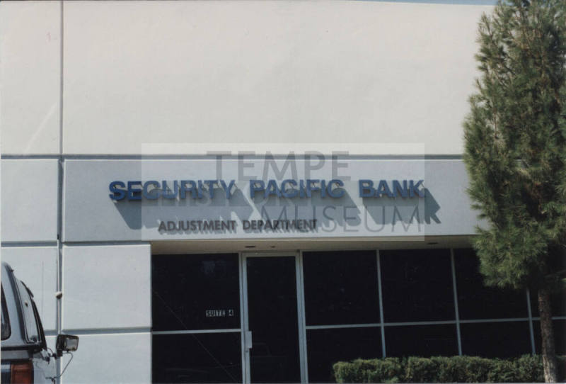 Security Pacific Bank, 2929 South 48th Street, Tempe, Arizona