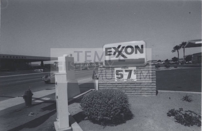Exxon Gasoline Station - 5130 South McClintock Drive, Tempe, Arizona
