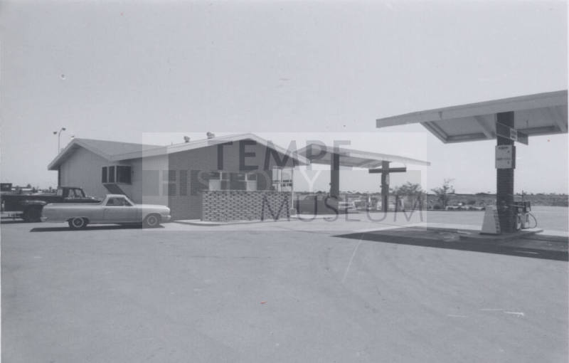 Exxon Gasoline Station - 5130 South McClintock Drive, Tempe, Arizona