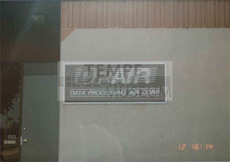 Data Processing Air Corporation, 510 South 52nd Street, Tempe, Arizona