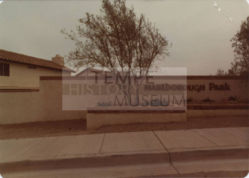 Marlbourough Park Estates, McKellips and LaRosa Drive, Tempe, Arizona