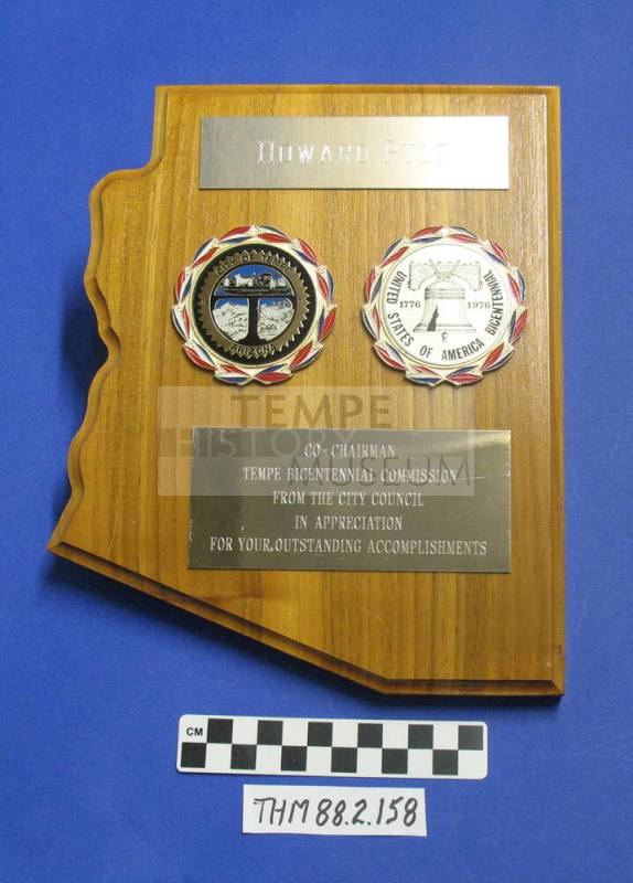 Bicentennial co-chair award to Howard Pyle