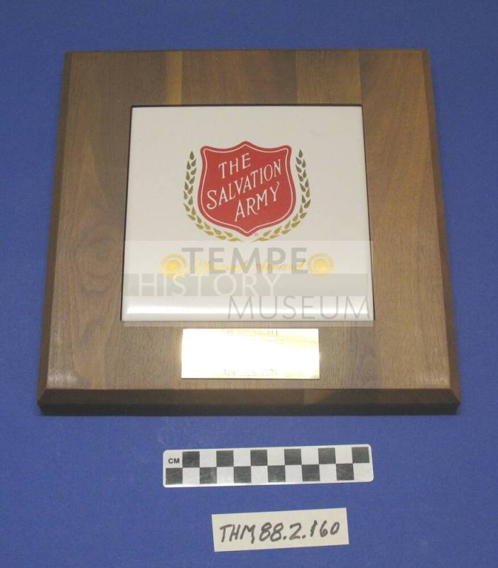 Salvation Army Special Award: Arizona Governors Salute to Gov. Pyle, 1978