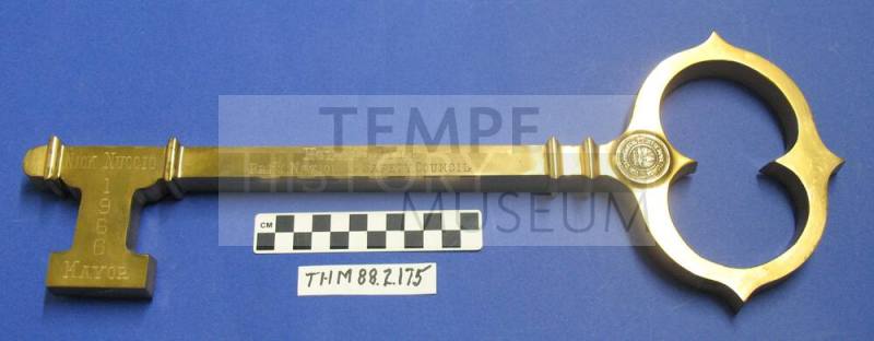 Large Brass Key to Tampa, Florida