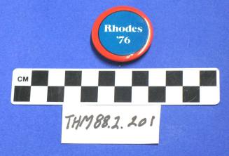 Rhodes Campaign Button 1976