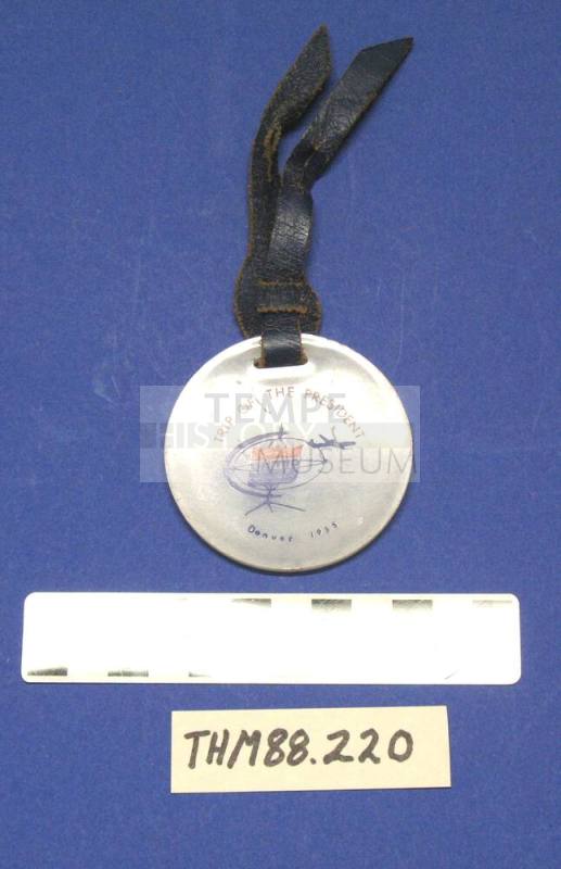 Howard Pyle White House Luggage Tag