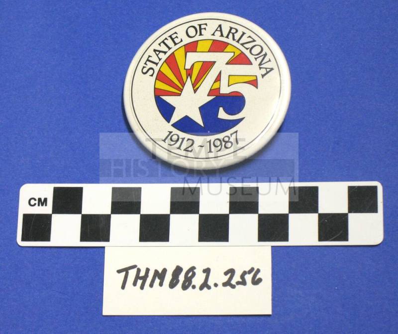 Arizona 75 Year Button