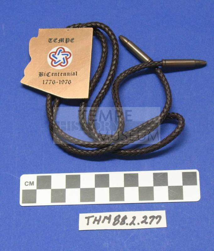 Tempe Bicentennial, 1776-1976, bolo tie