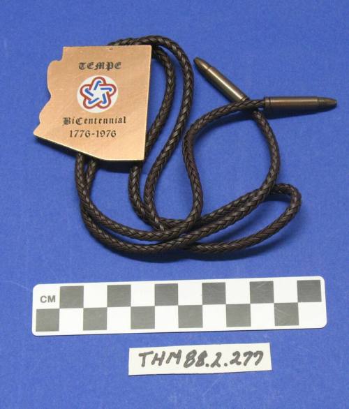 Tempe Bicentennial, 1776-1976, bolo tie