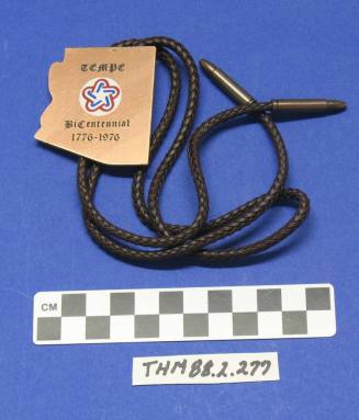 Tempe Bicentennial, 1776-1976, bolo tie