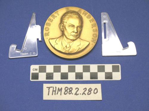 US Secretary of the Treasury Robert B. Anderson medal