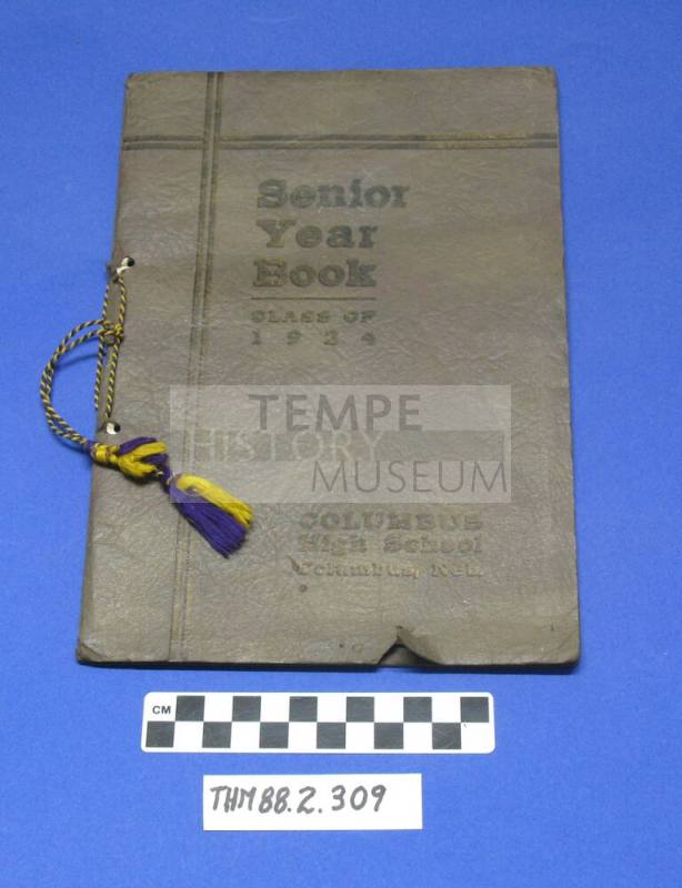 Howard Pyle's Senior Year Book, Class of 1924, Columbus High School, Columbus, Nebraska