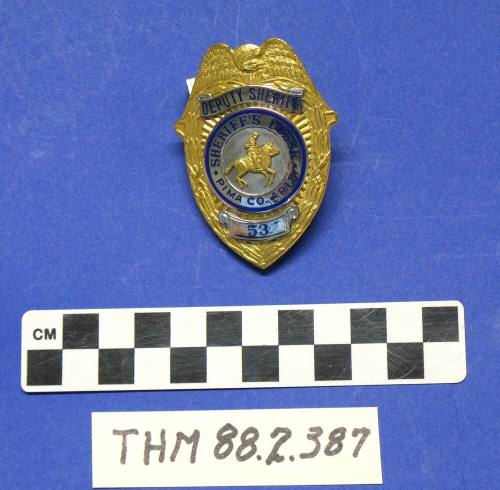 Deputy Sheriff's Badge:  Sheriff's Posse Pima Co., Arizona