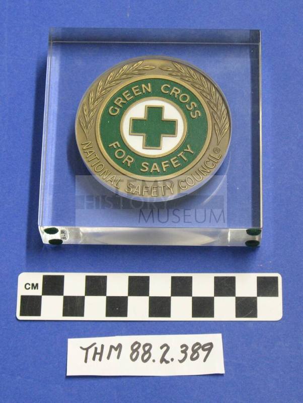 Green Cross National Safety Council Medallion:  Howard Pyle