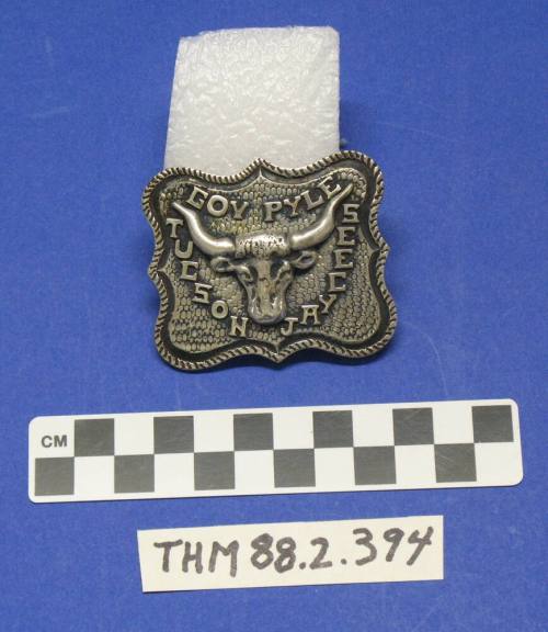 Tucson Jaycees, Gov. Pyle Belt Buckle