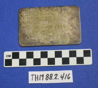 Howard Pyle's Arizona Country Club Honorary Member Card