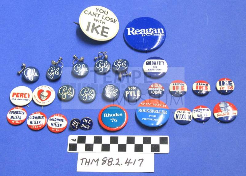 Political Button Collection 1950-1976, Republican Party