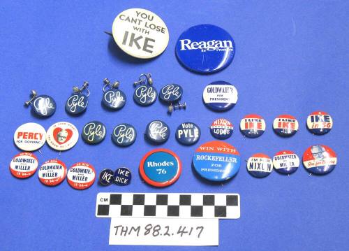 Political Button Collection 1950-1976, Republican Party