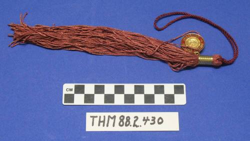 Arizona State University medal with tassel/1973, honorary degree ceremony