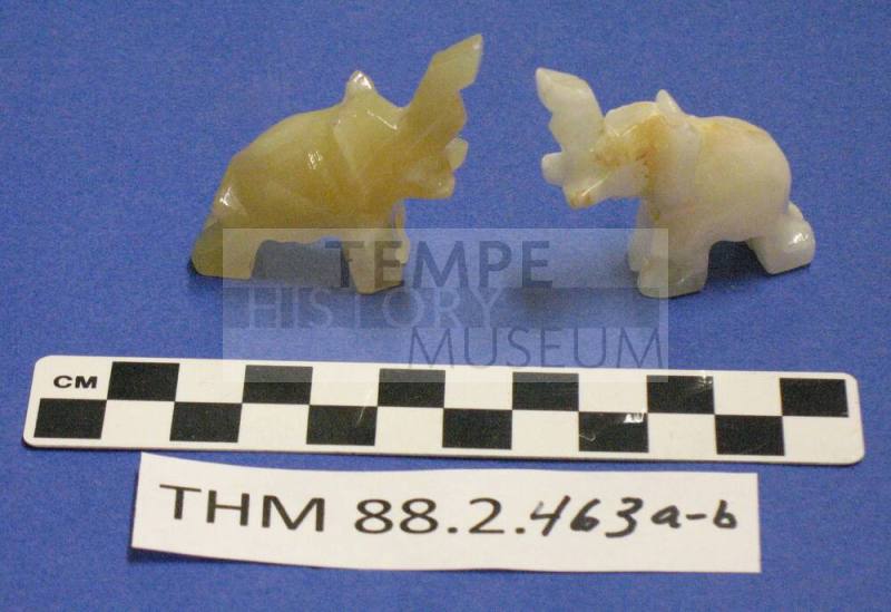 Elephant Figurines, Onyx
