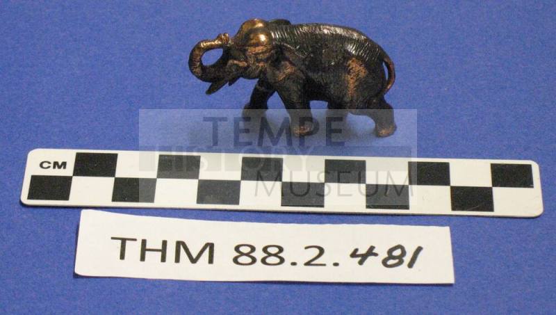 Metal elephant  figurine