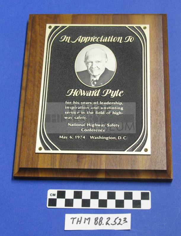 National Highway Safety Conference, 1974 Plaque