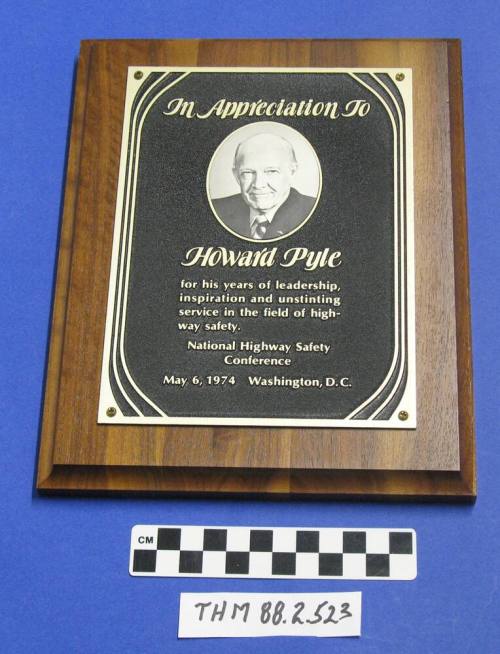 National Highway Safety Conference, 1974 Plaque