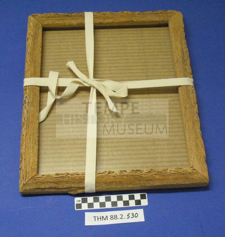 Wooden fram with glass