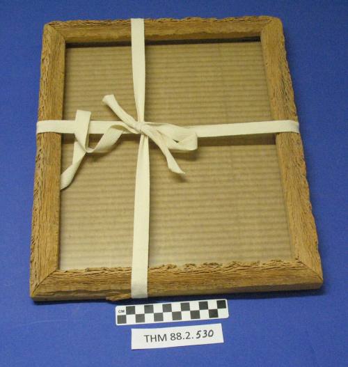 Wooden fram with glass