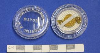 New Orleans city key pendant in a box