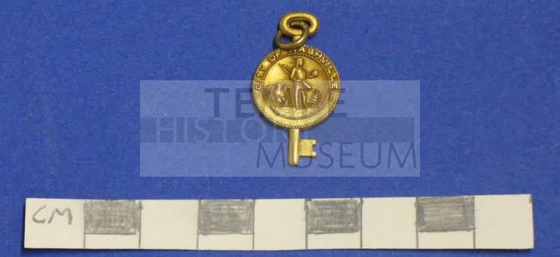 City of Nashville Key Pendant