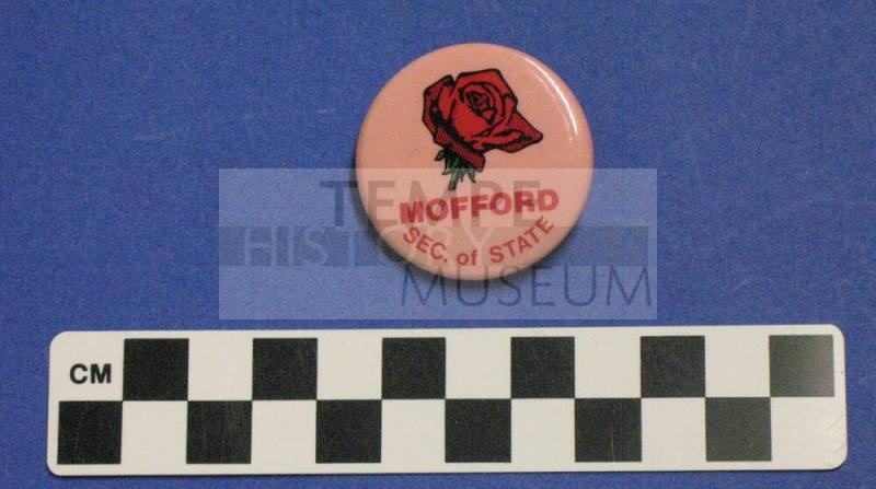 Rose Mofford Sec. of State Button