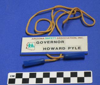 Howard Pyle's Arizona Safety Association Bolo-style Identity Badge