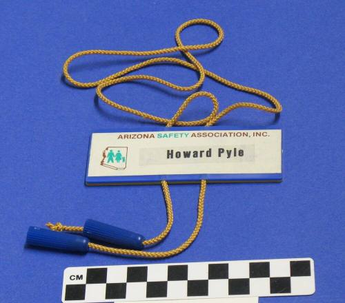 Howard Pyle's Arizona Safety Association Bolo-style Identity Badge