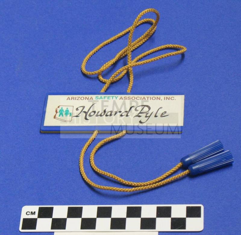 Howard Pyle's Arizona Safety Association Bolo-style Identity Badge