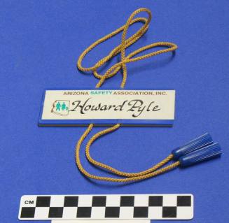 Howard Pyle's Arizona Safety Association Bolo-style Identity Badge