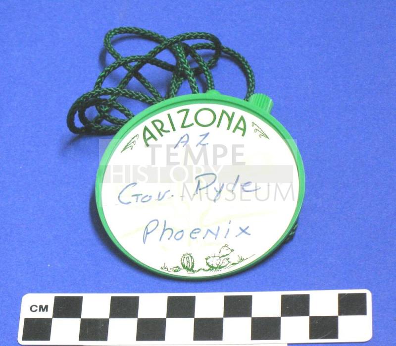 Howard Pyle's Arizona I.D. Badge