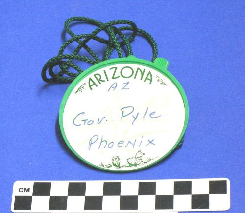 Howard Pyle's Arizona I.D. Badge