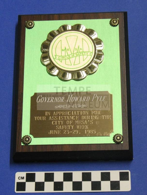Mesa's Appreciation for work during Safety Week, June 23-29, 1985
