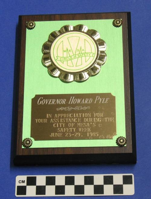 Mesa's Appreciation for work during Safety Week, June 23-29, 1985