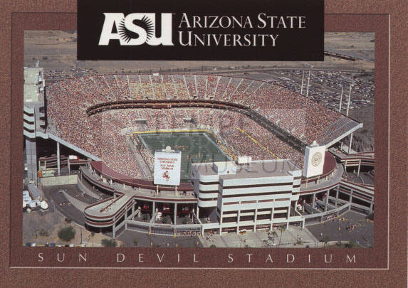 Postcard Sun Devil Stadium
