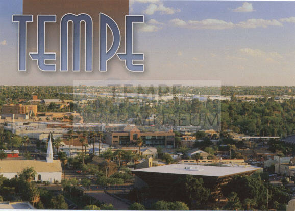 Downtown Area Tempe Postcard