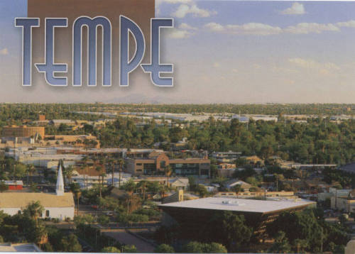 Downtown Area Tempe Postcard
