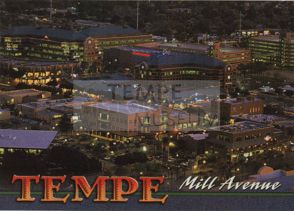 Tempe Mill Avenue Postcard