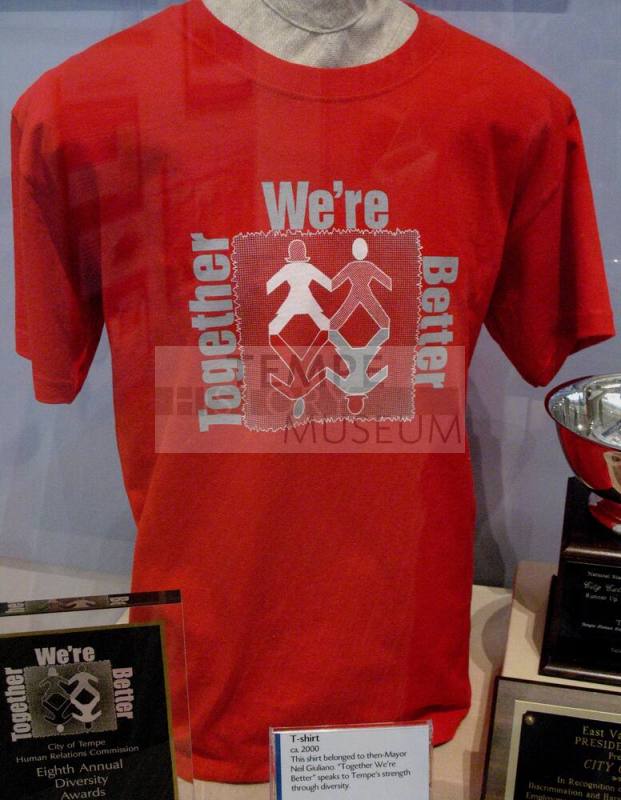 "Together We're Better" red T-shirt