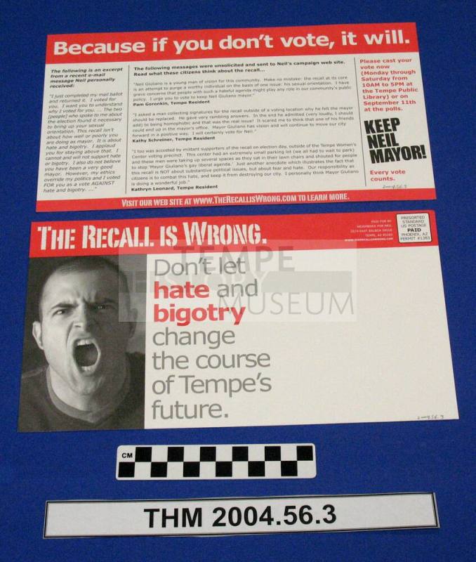 "The Recall is Wrong" Postcard