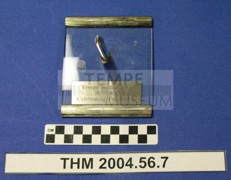 Tempe Sister Cities 1971-2001 "Celebrating Friendship" commemorative desk pen