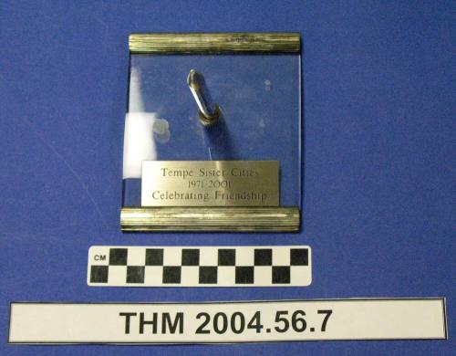 Tempe Sister Cities 1971-2001 "Celebrating Friendship" commemorative desk pen