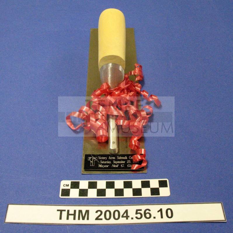 Victory Acres Sidewalk Ceremony (1995) Commemorative Trowel